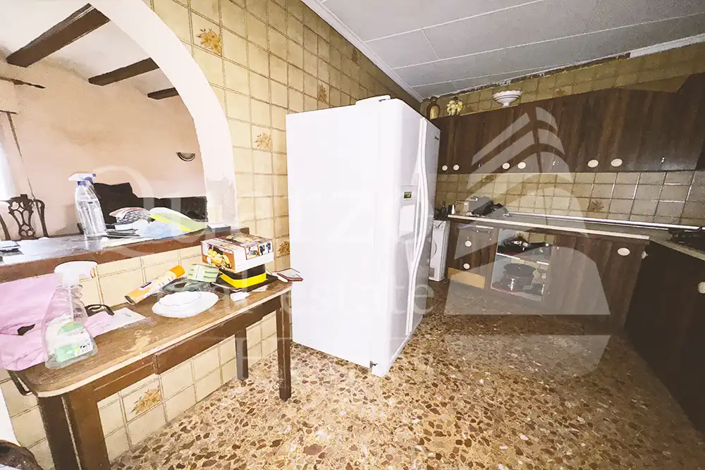 Kitchen of Flat for sale in Els Poblets  with Heating, Terrace and Furnished