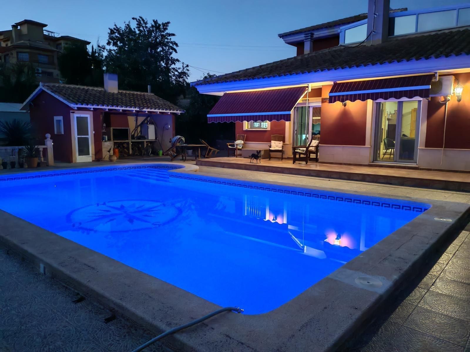 Piscina de Casa o xalet en venda en Totana amb Aire condicionat, Jardí privat i Terrassa
