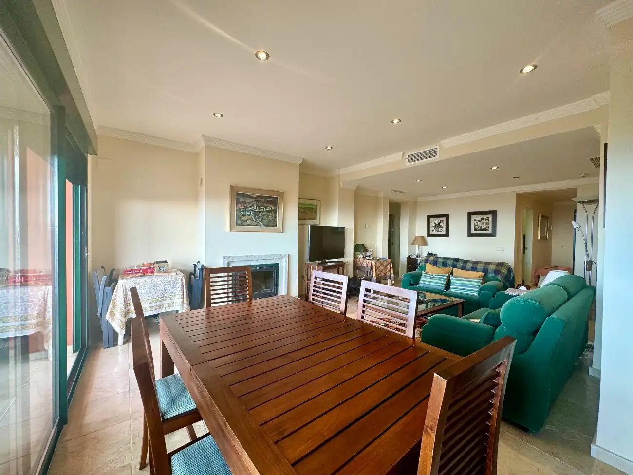 Dining room of Apartments for sale in Marbella  with Terrace, Storage room and Furnished