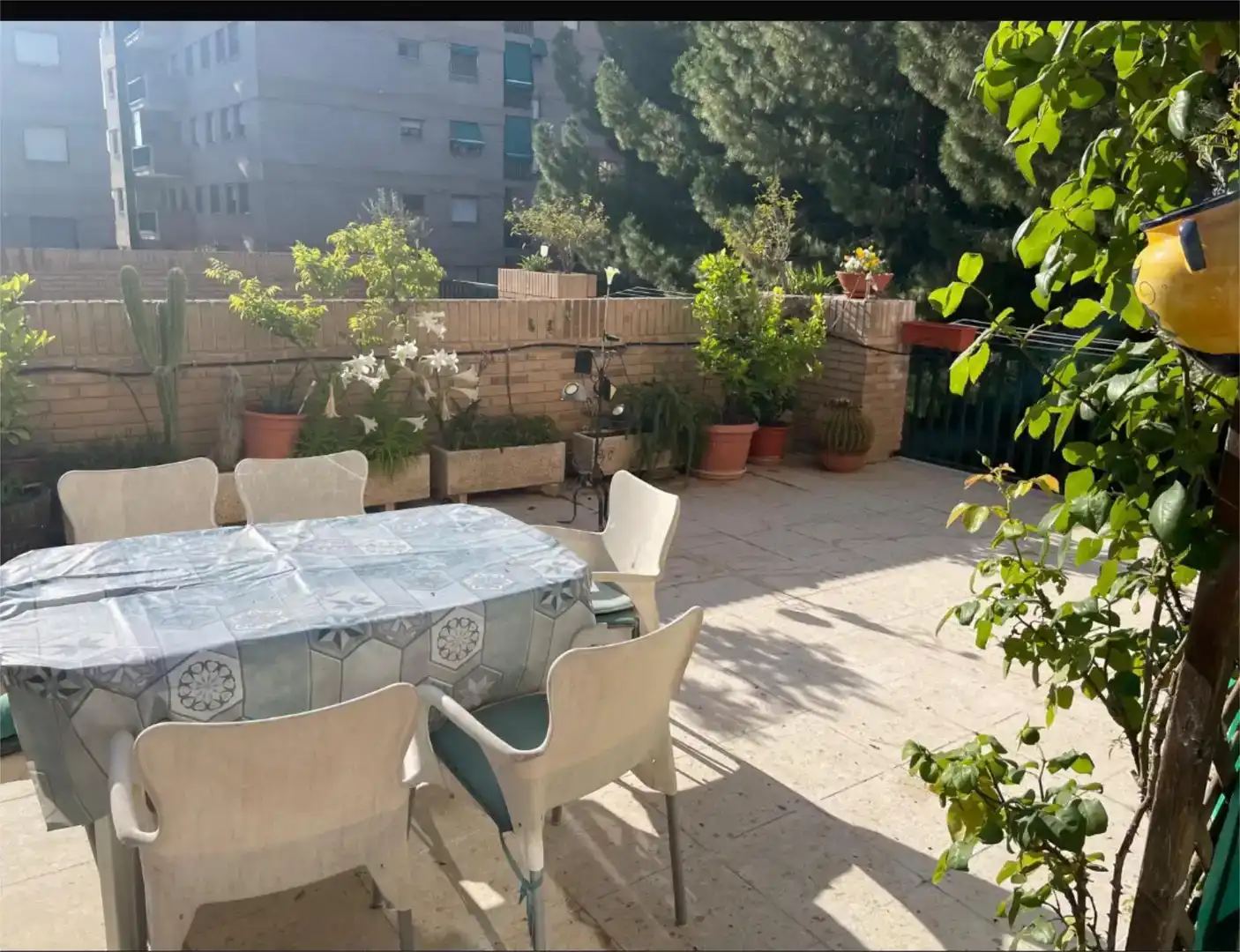 Terrasse von Wohnung zum Verkauf in Alcañiz mit Abstellraum und Möbliert