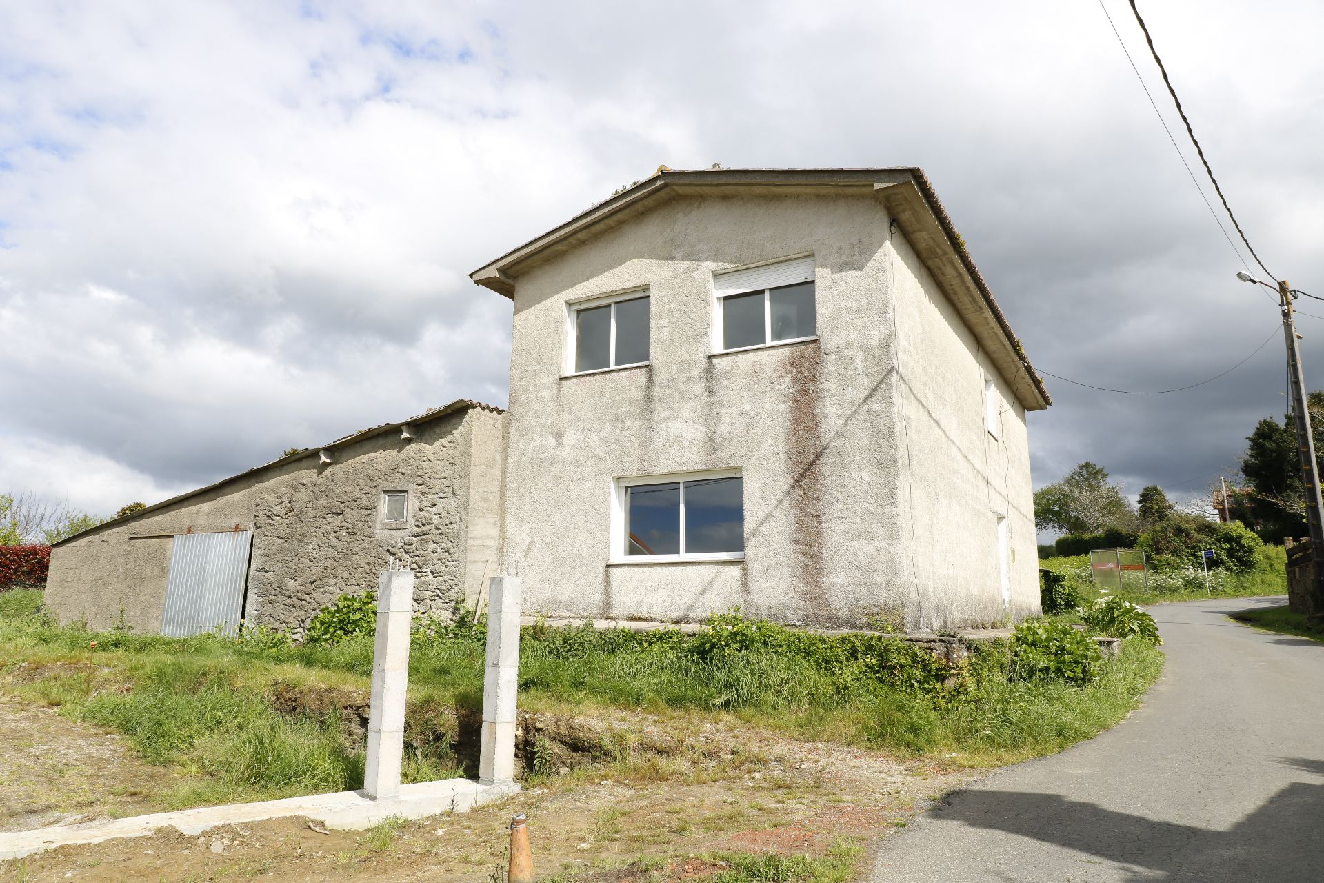 Vista exterior de Casa o chalet en venta en Cambre  con Jardín privado