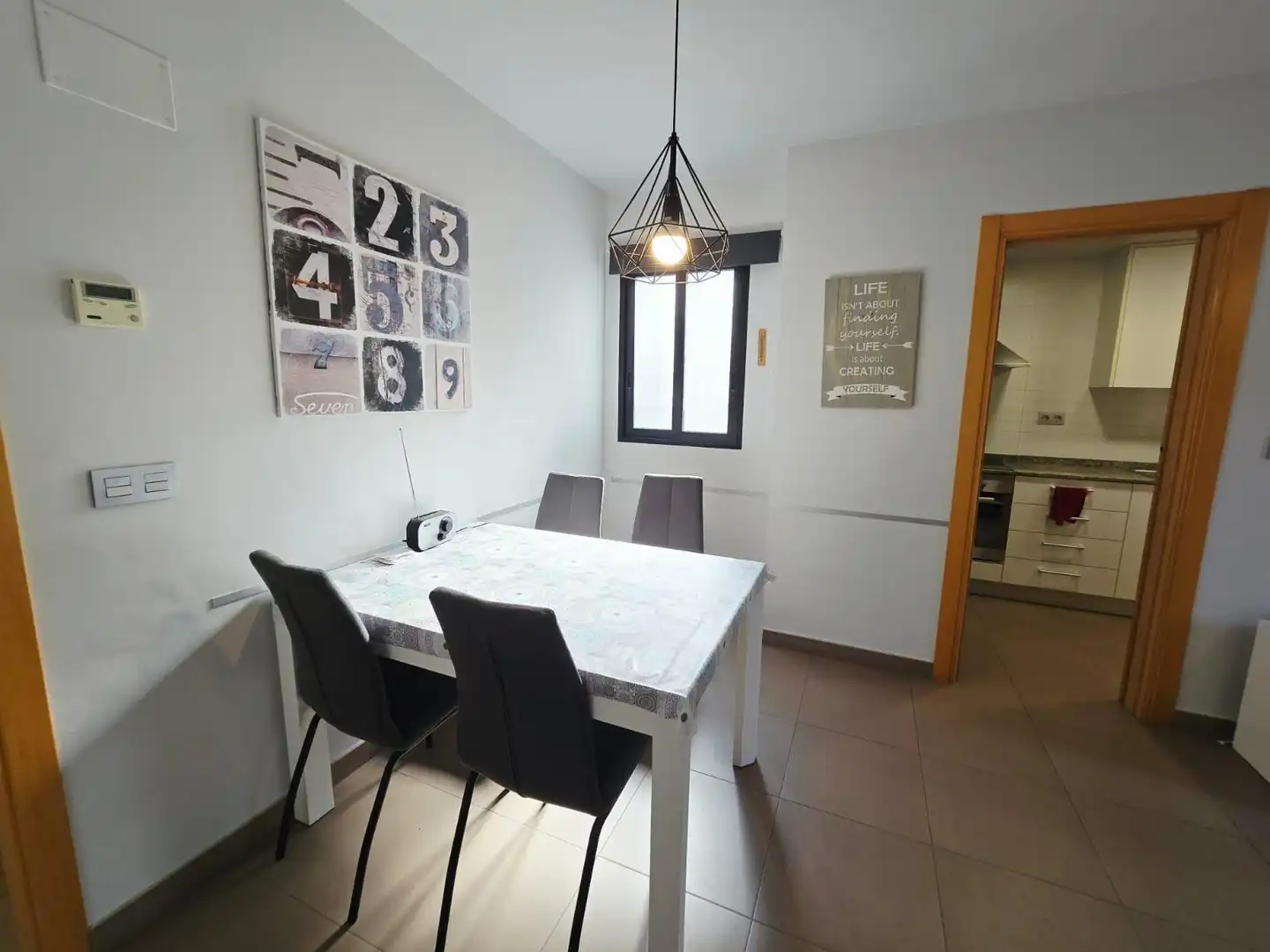 Dining room of Apartments for sale in Benidorm  with Air Conditioner, Terrace and Furnished