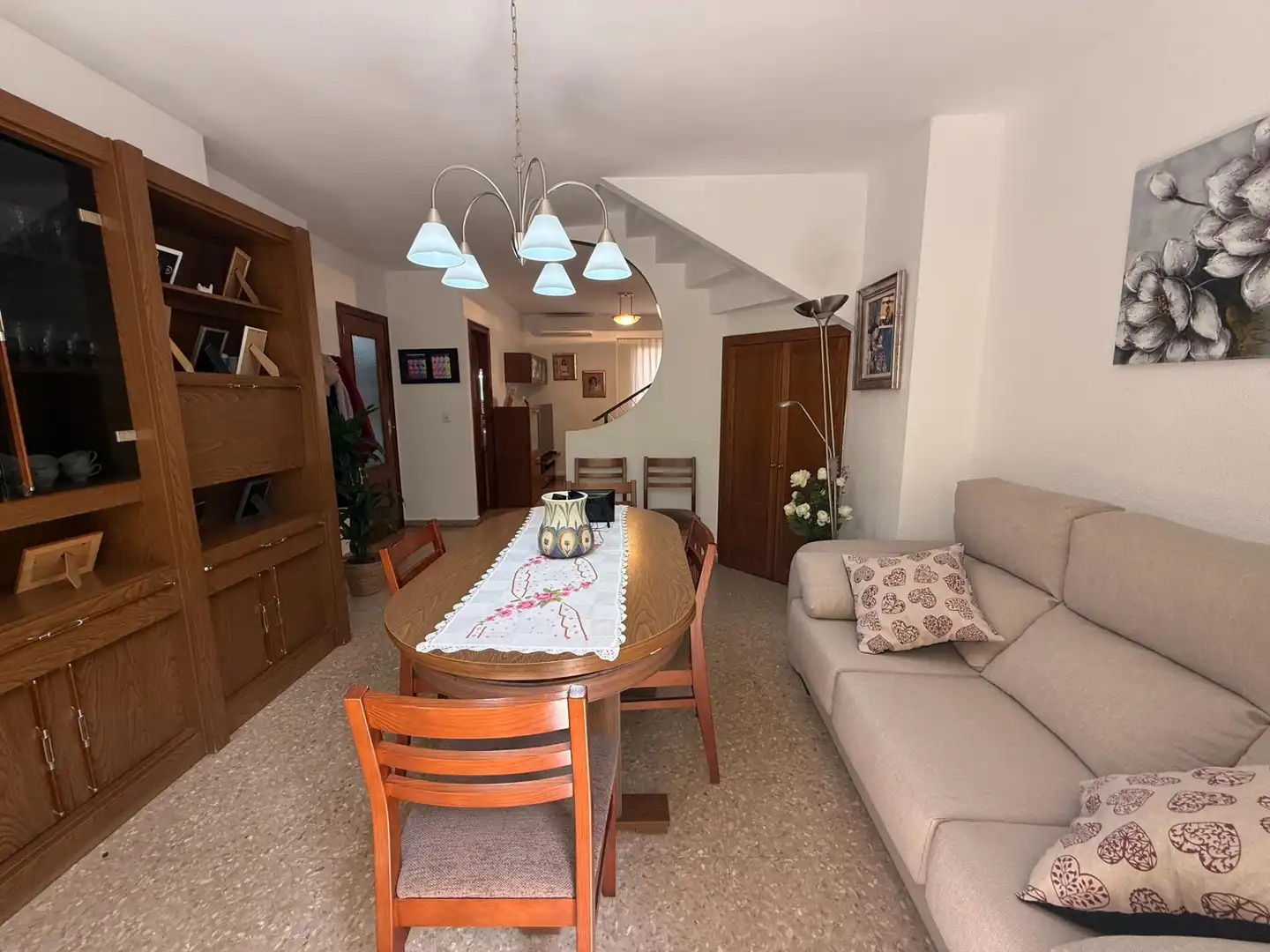 Esszimmer von Wohnung zum Verkauf in Valencia mit Klimaanlage und Balkon