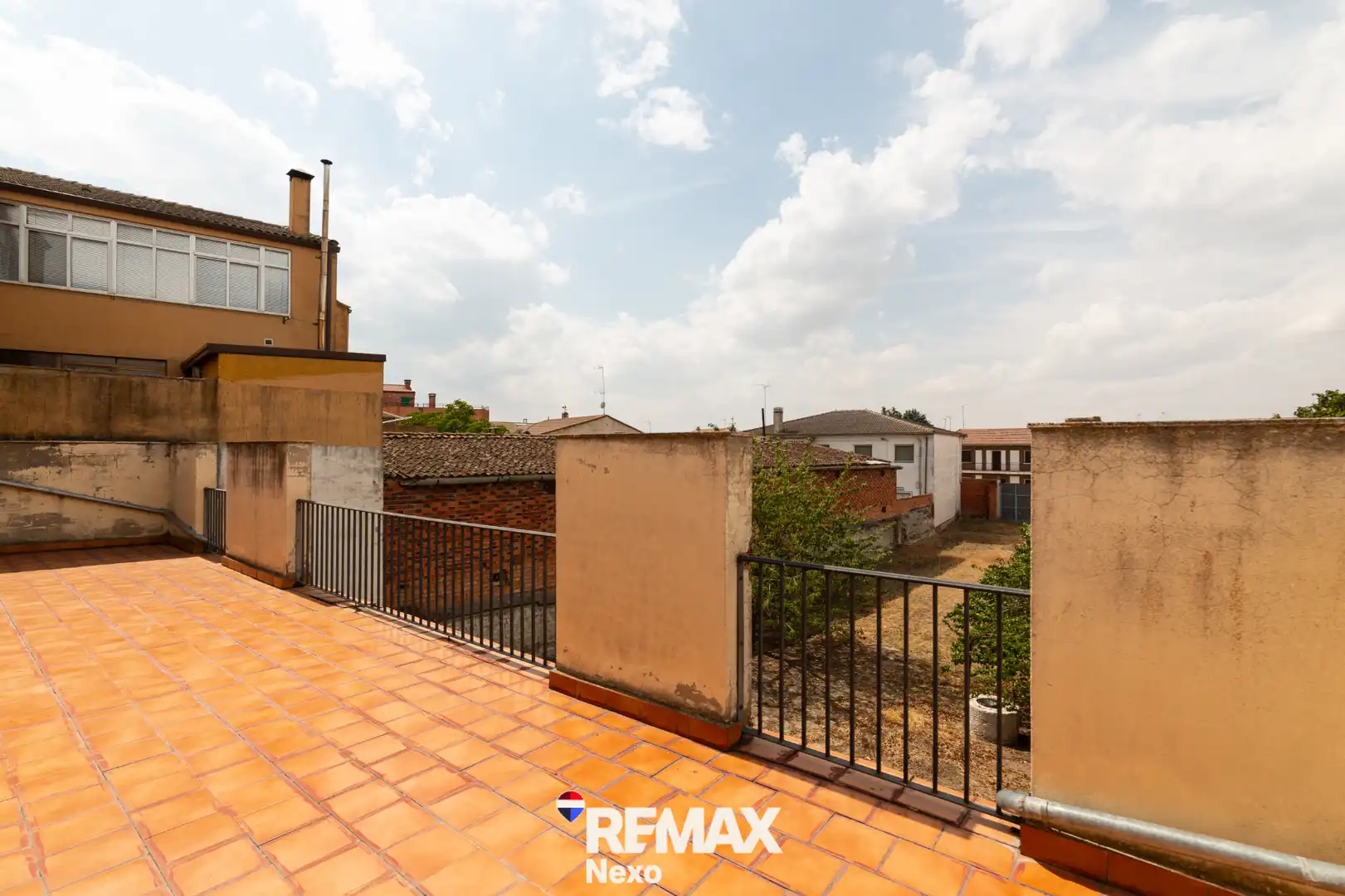 Terraza de Casa adosada en venta en Villaverde de Íscar con Aire acondicionado, Calefacción y Jardín privado