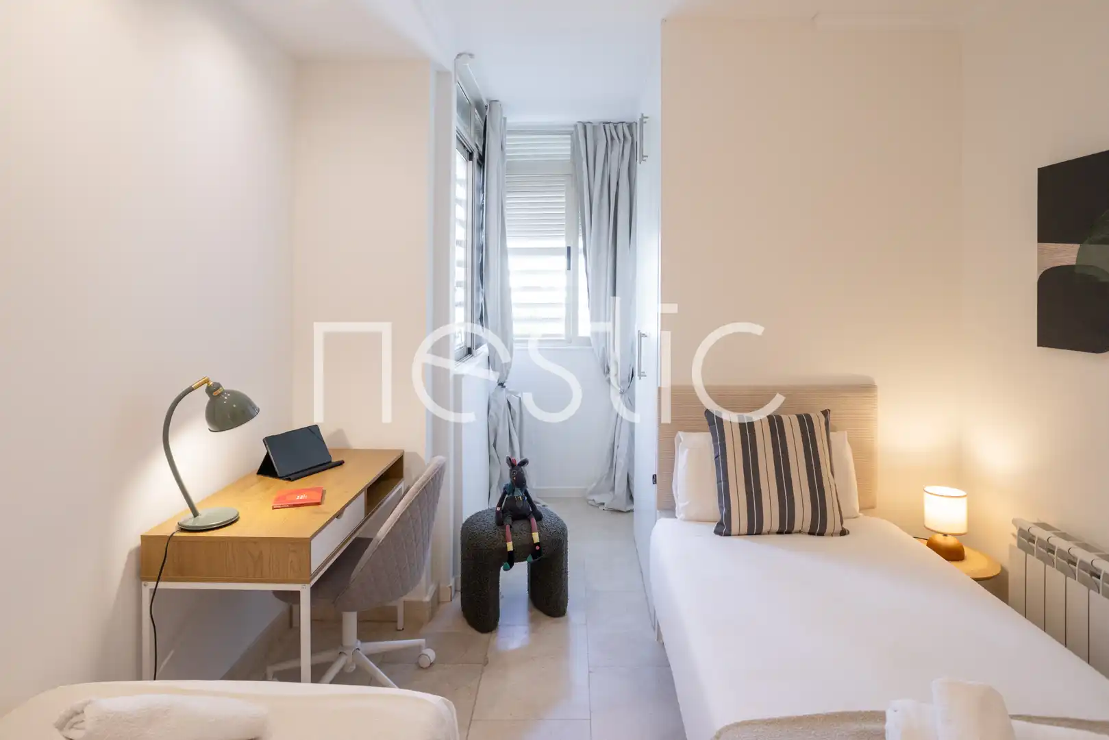 Habitación de Apartamento de alquiler en Madrid con Aire acondicionado, Calefacción y Terraza