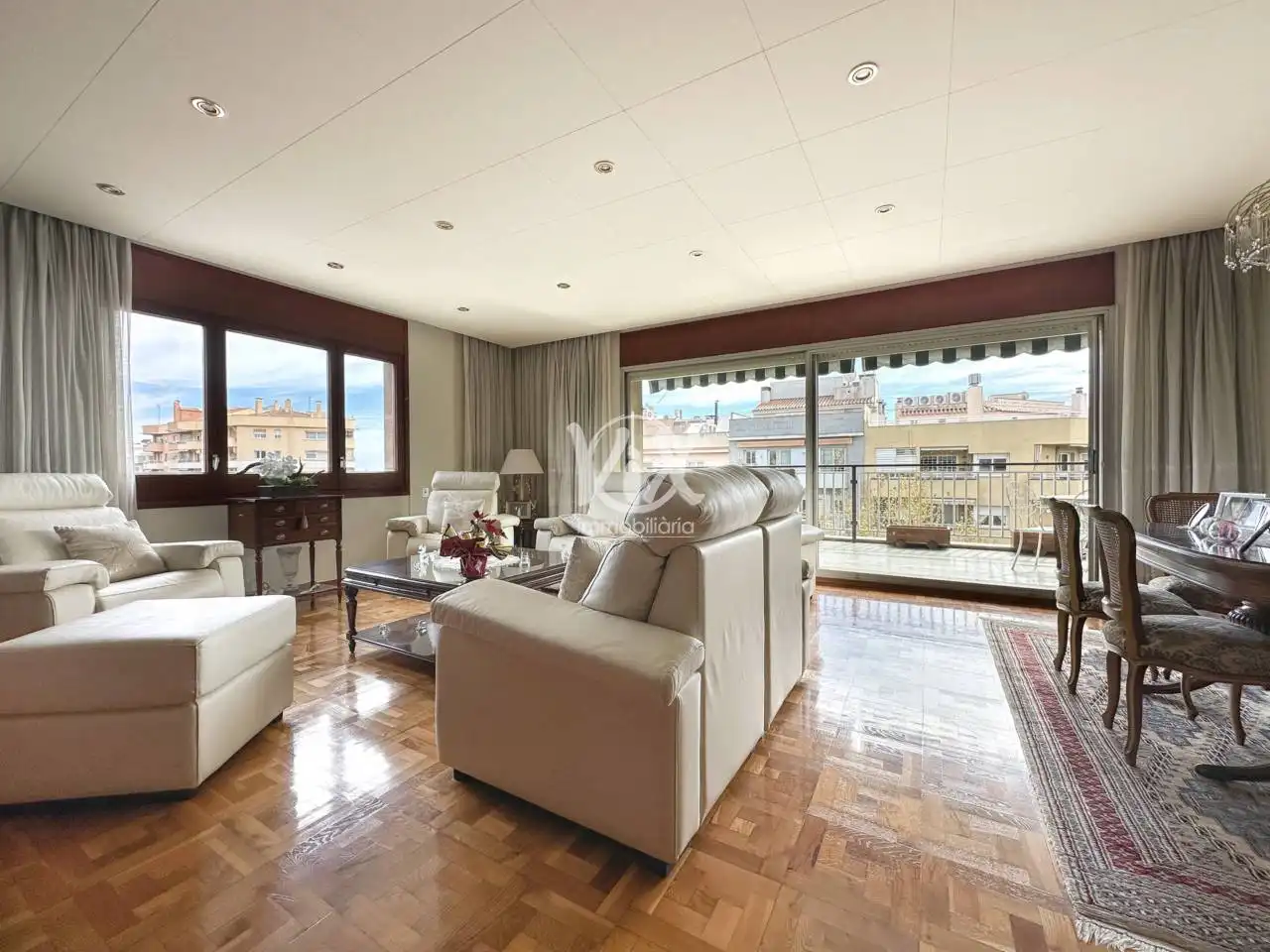 Sala de estar de Piso en venta en Mataró con Aire acondicionado, Calefacción y Terraza