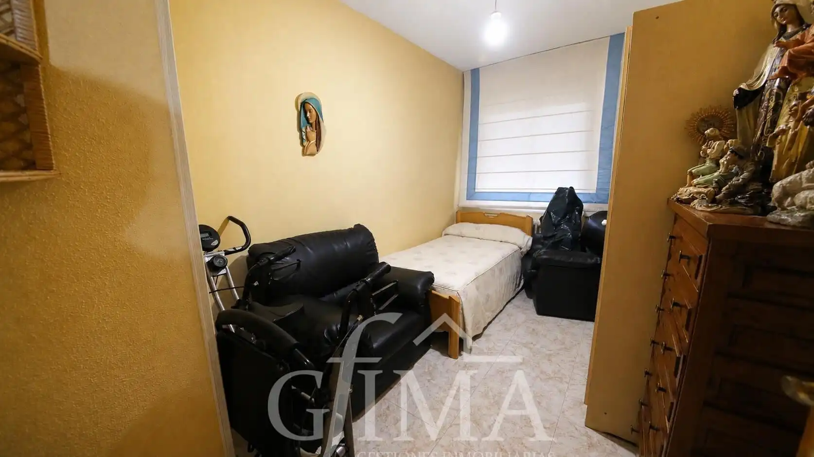 Bedroom of Attic for sale in Tomelloso  with Heating, Terrace and Furnished