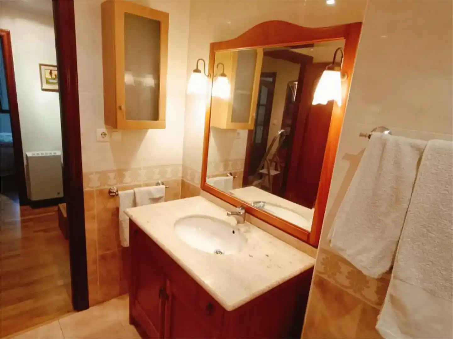 Bathroom of Flat for rent in Viveiro  with Furnished and Balcony