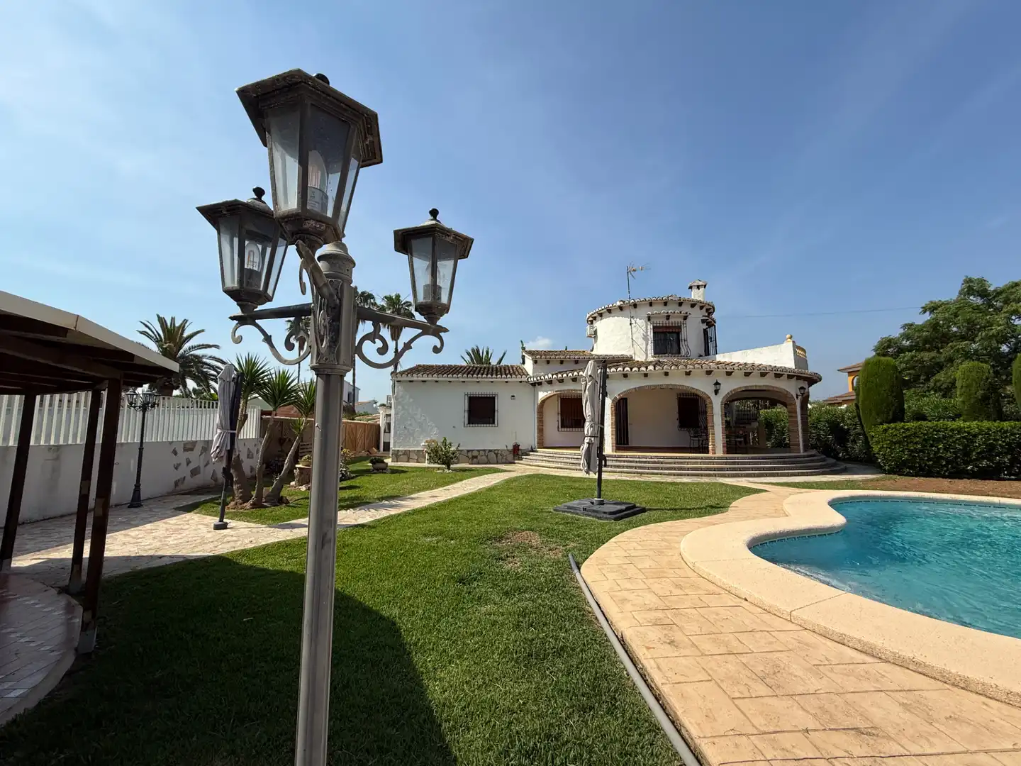 Garden of Houses for rent in Dénia  with Air Conditioner, Heating and Private garden