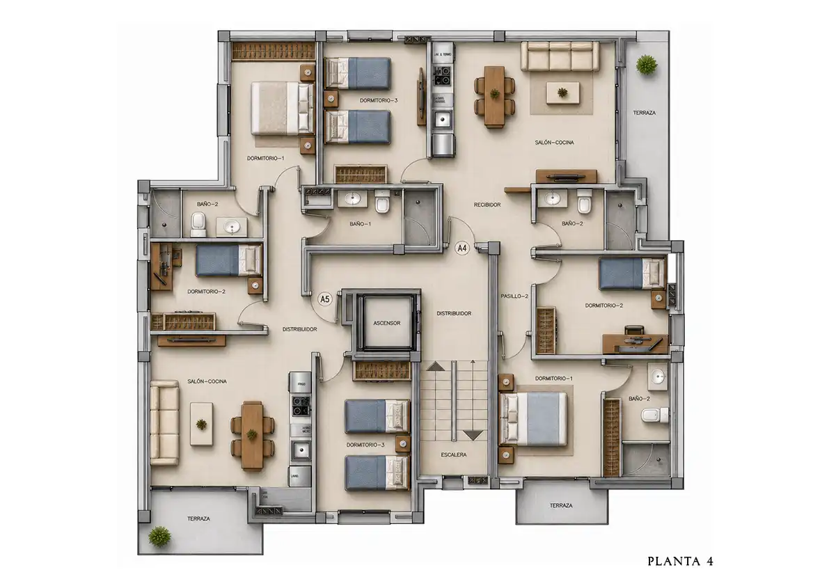 Piso en venta en Jaén con Aire acondicionado, Calefacción y Terraza