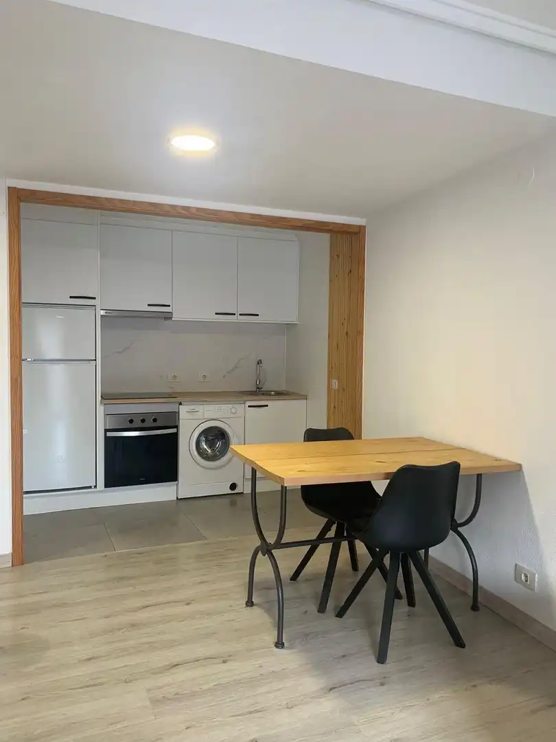 Kitchen of Apartments for rent in Ourense Capital   with Heating, Parquet flooring and Storage room