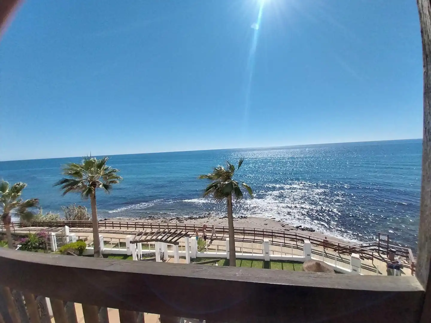 Außenansicht von Wohnungen zur Miete in Mijas mit Heizung, Privatgarten und Terrasse