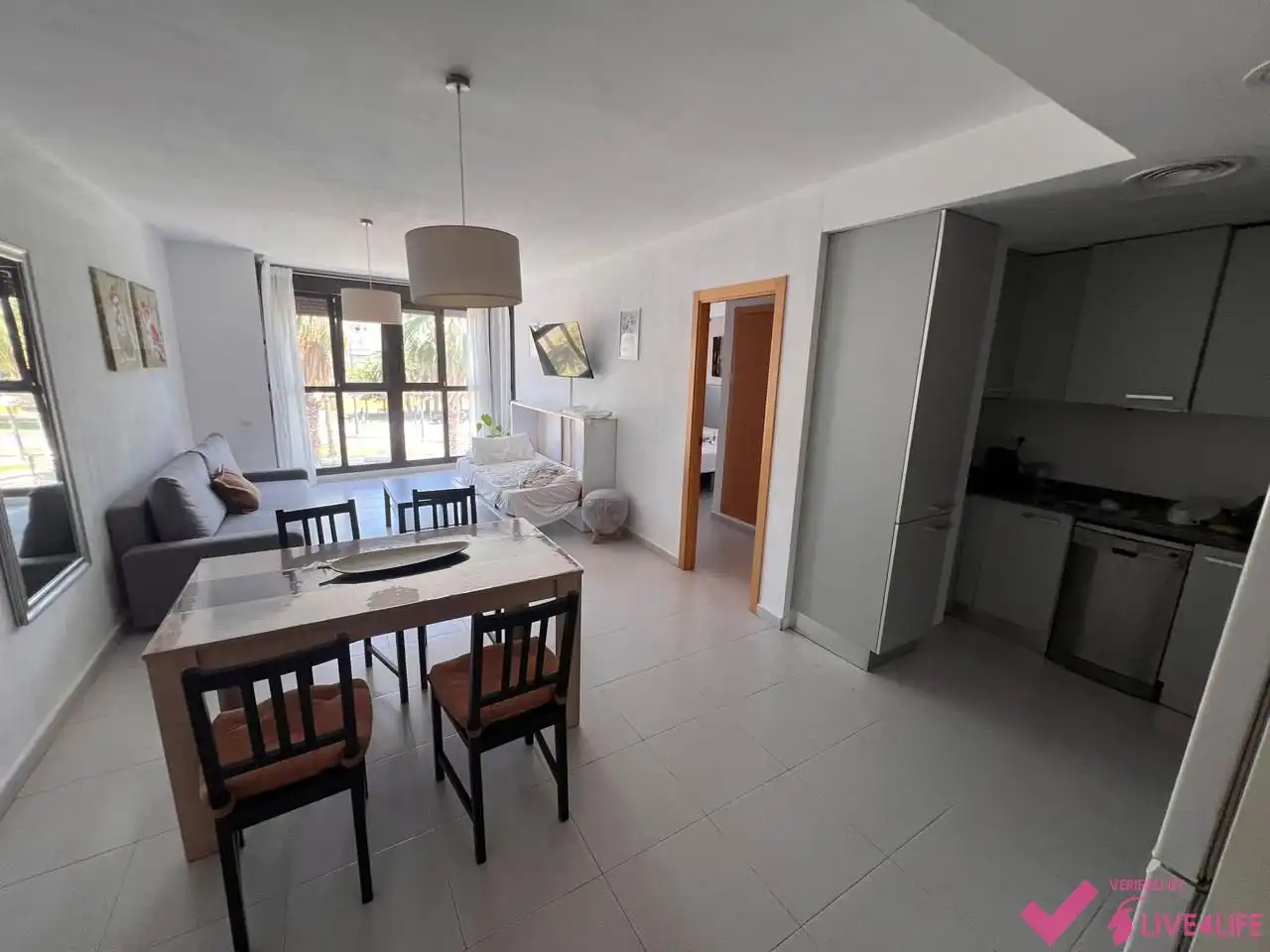 Comedor de Piso de alquiler en Valencia con Aire acondicionado y Amueblado