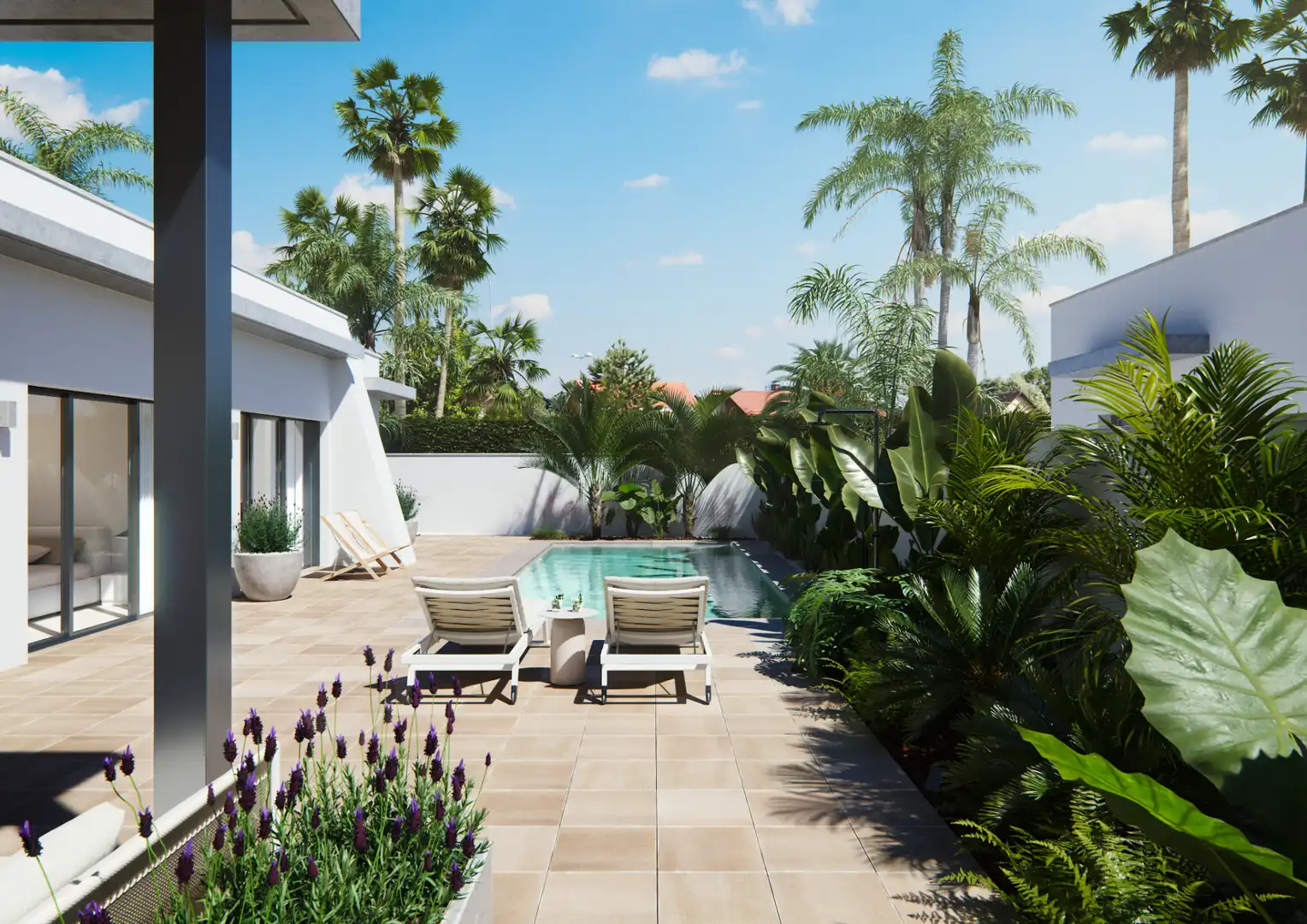 Jardí de Casa o xalet en venda en San Javier amb Aire condicionat, Calefacció i Jardí privat