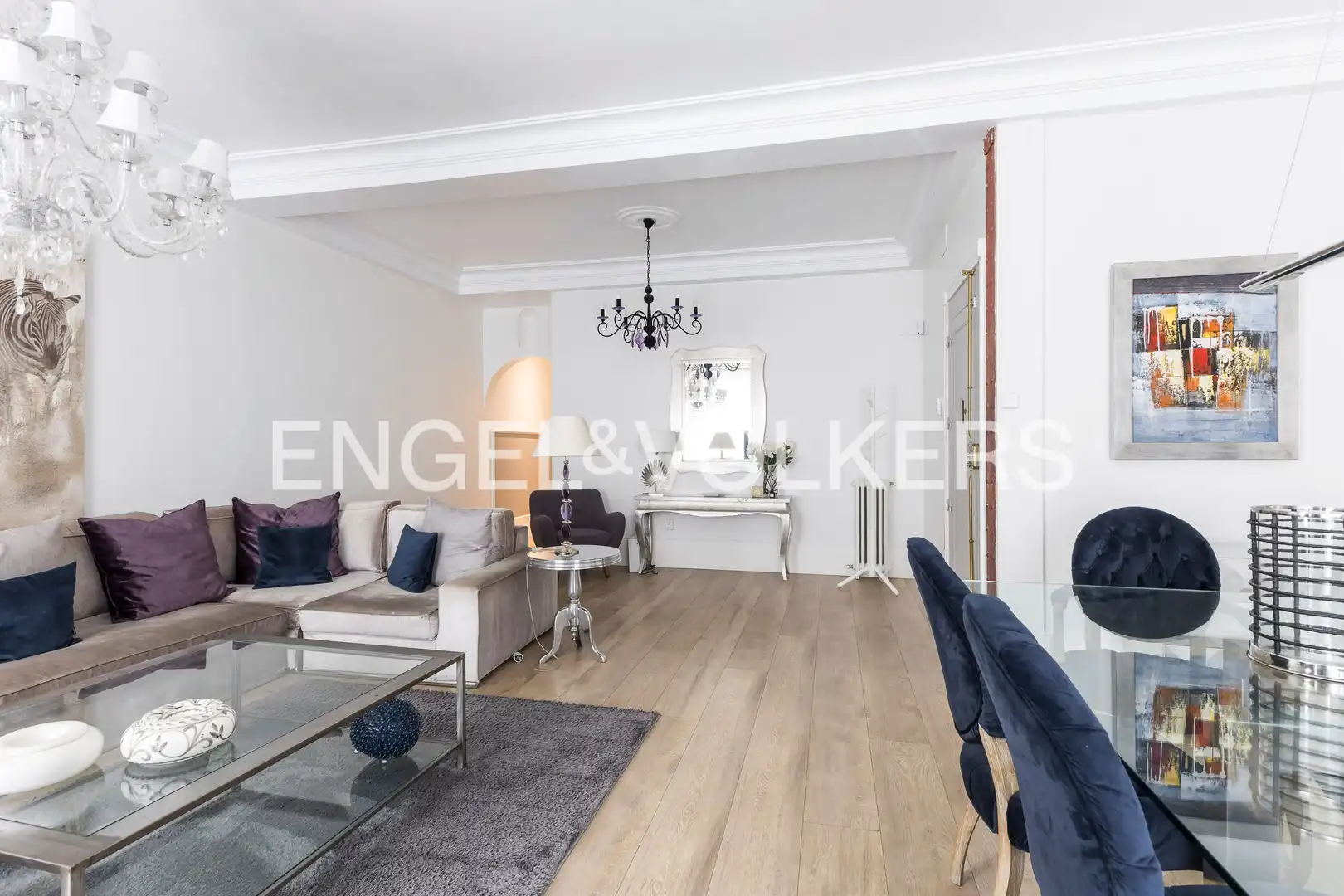 Esszimmer von Wohnung zur Miete in Madrid mit Klimaanlage, Heizung und Möbliert