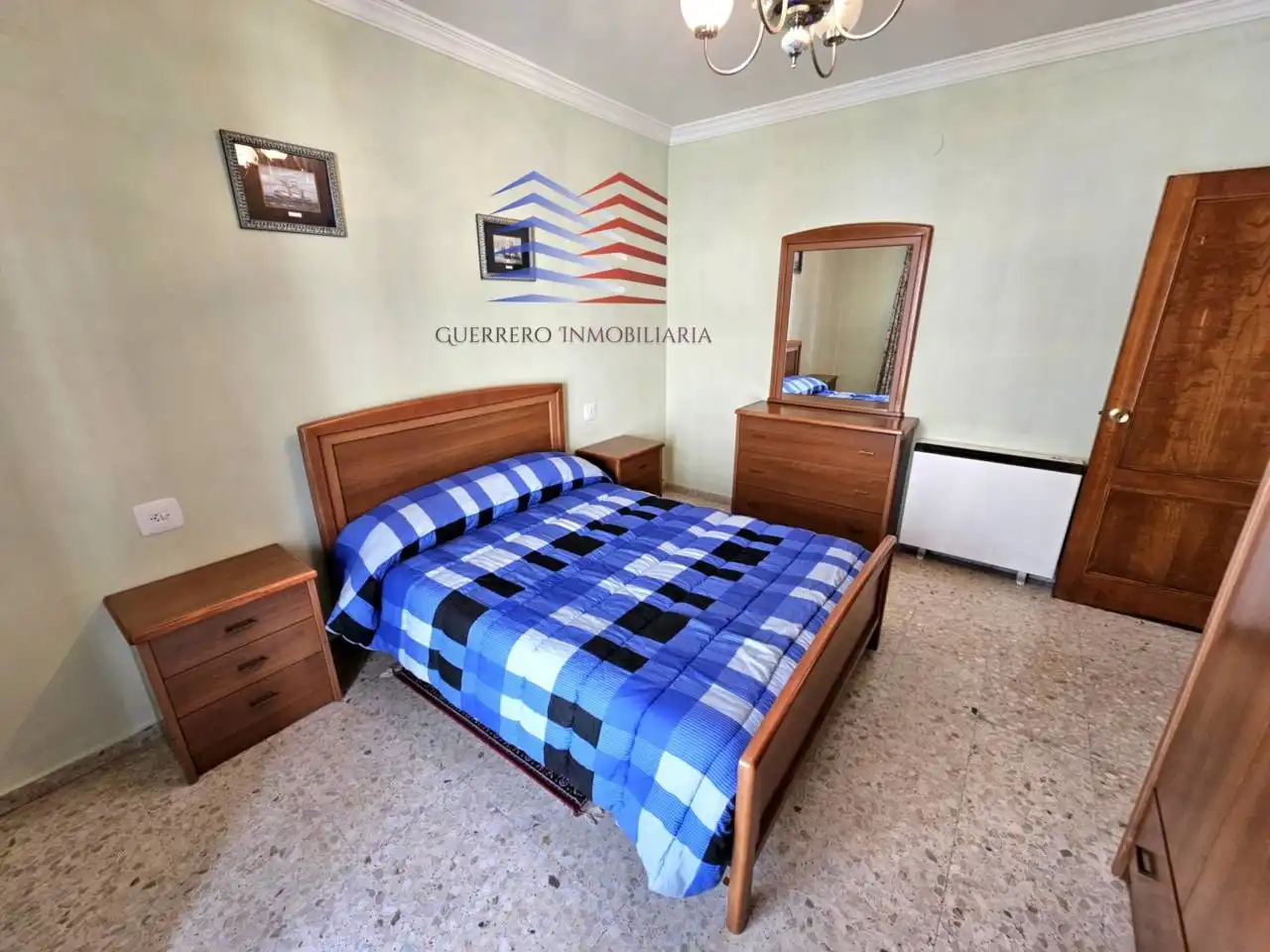 Bedroom of Flat for rent in Ourense Capital   with Heating, Furnished and Balcony