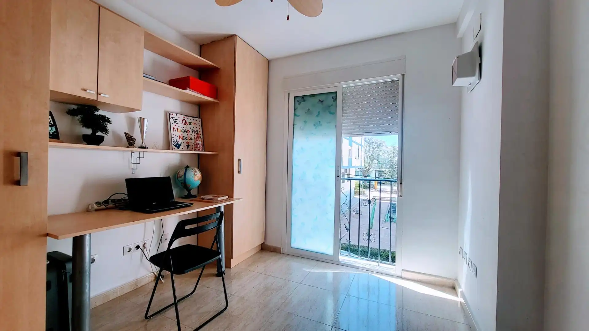 Bedroom of Flat for sale in Daimús  with Air Conditioner, Heating and Storage room