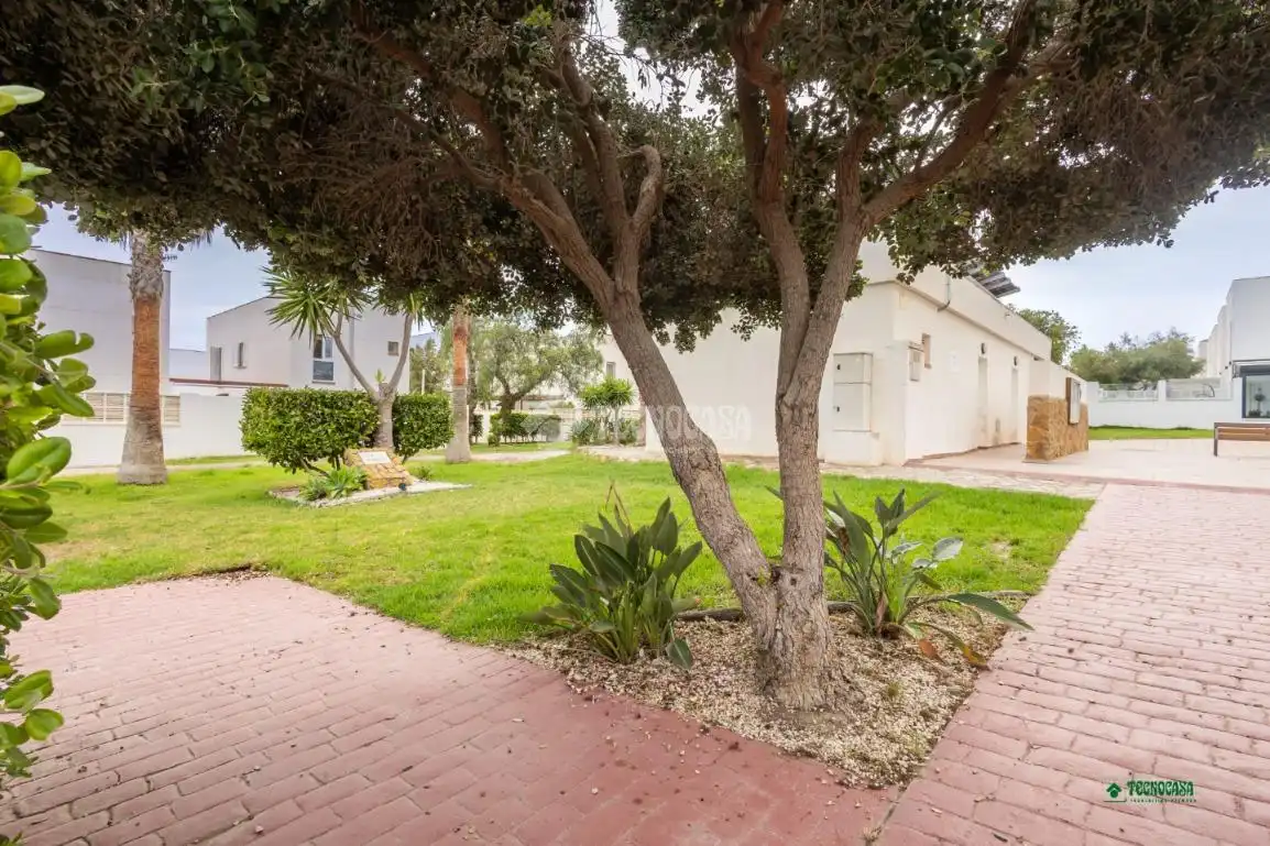 Garden of Flat for sale in Almería  with Air Conditioner