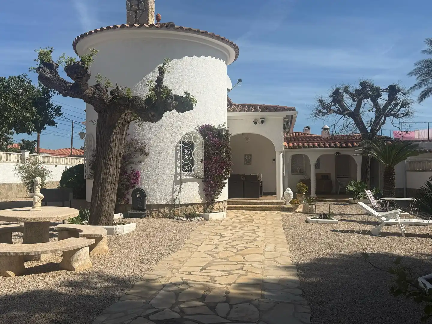 Vista exterior de Casa o chalet en venta en Mont-roig del Camp con Jardín privado y Terraza