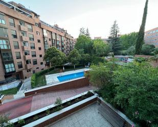 Swimming pool of Apartment to rent in  Madrid Capital  with Air Conditioner