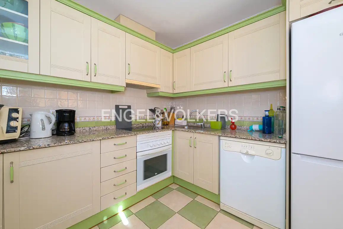 Kitchen of Houses for sale in Villajoyosa / La Vila Joiosa  with Air Conditioner, Private garden and Terrace