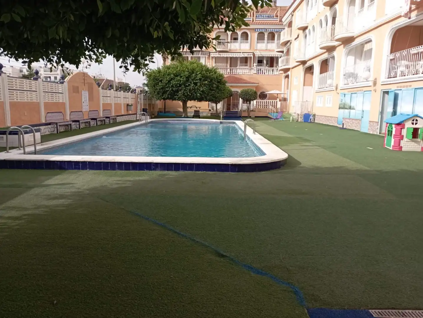 Swimming pool of Apartments for rent in Los Alcázares  with Air Conditioner, Heating and Terrace