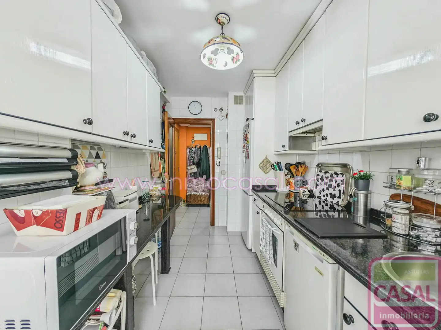 Kitchen of Flat for sale in Langreo  with Heating, Storage room and Furnished