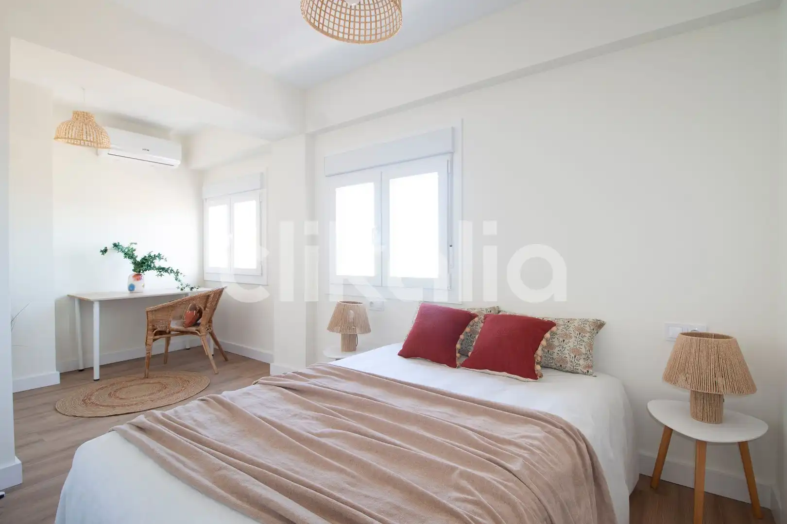 Bedroom of Flat for sale in Málaga  with Air Conditioner