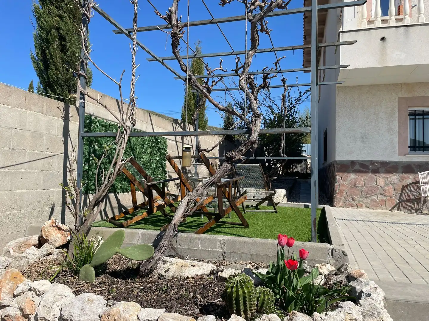 Terraza de Casa o chalet en venta en Colmenar de Oreja con Aire acondicionado, Calefacción y Jardín privado