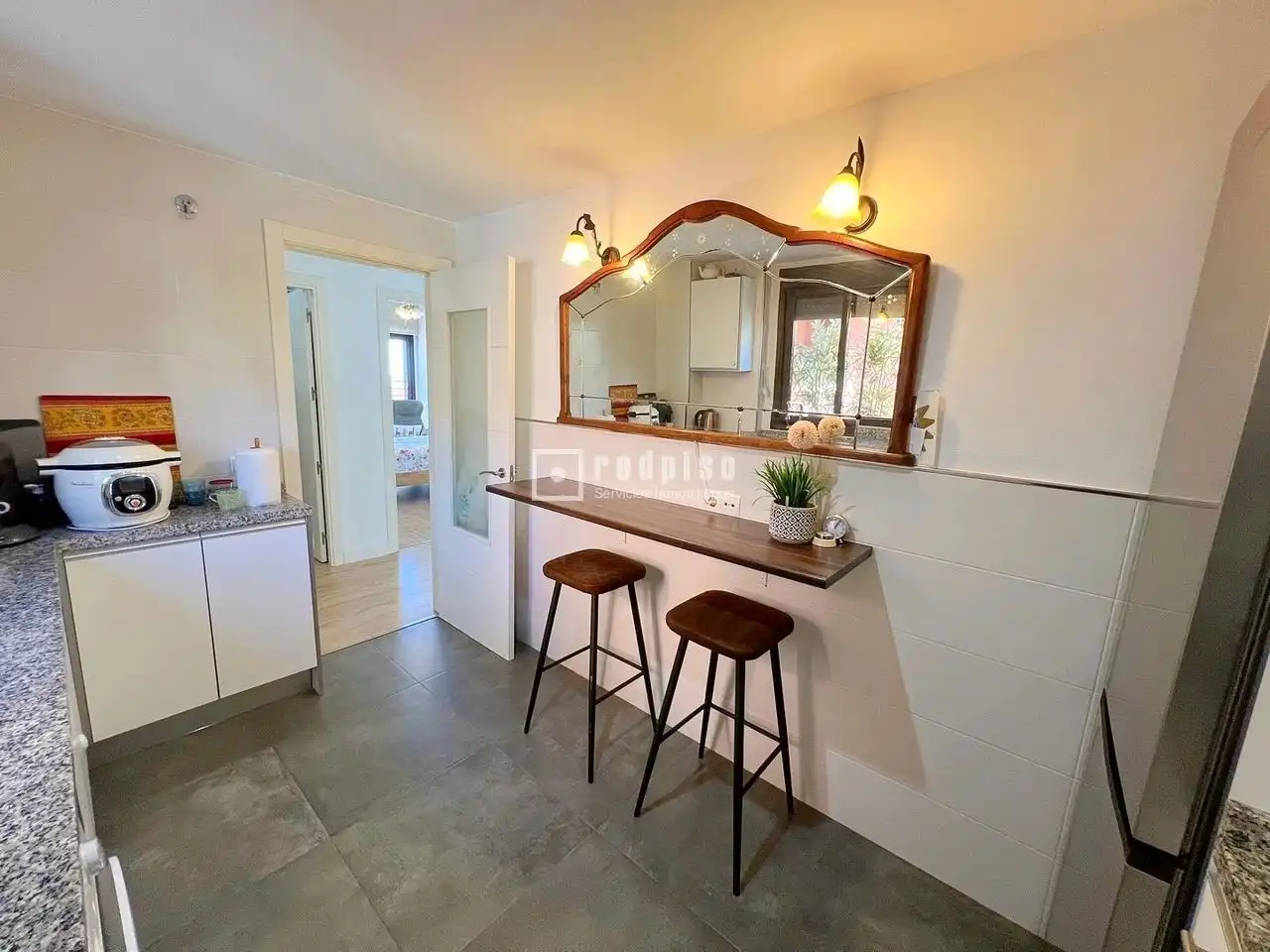 Cocina de Ático en venta en Rincón de la Victoria con Aire acondicionado, Calefacción y Jardín privado