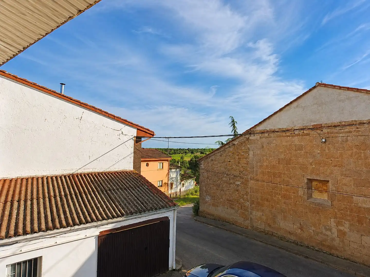 Exterior view of Houses for sale in Peralejos de Abajo  with Heating, Terrace and Furnished