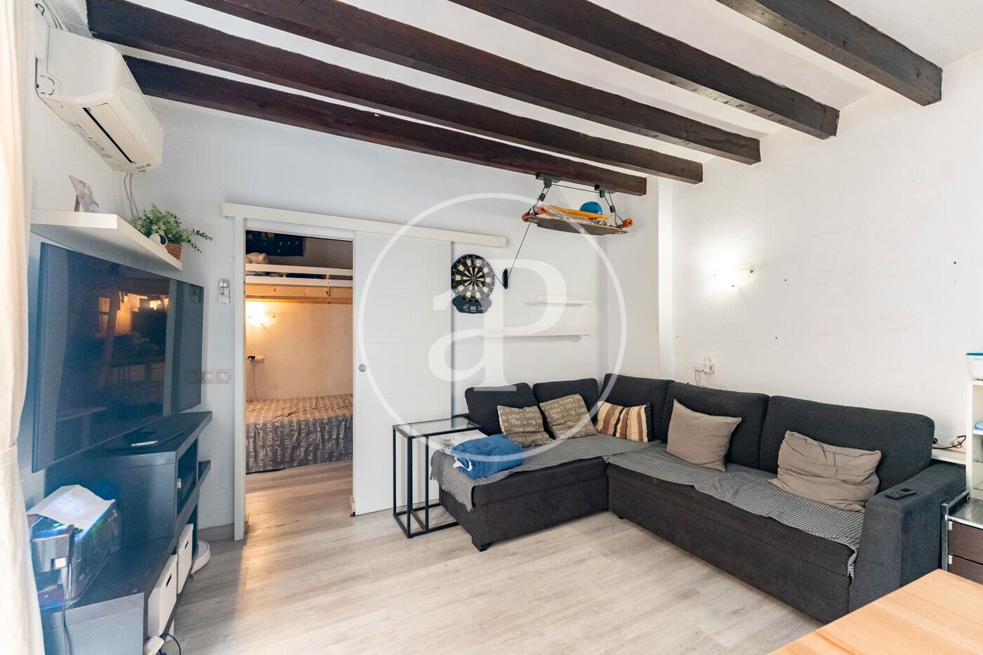 Sala de estar de Piso en venta en  Palma de Mallorca con Aire acondicionado y Balcón
