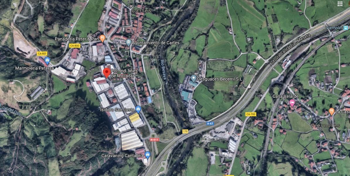 Exterior view of Industrial buildings to rent in Cartes