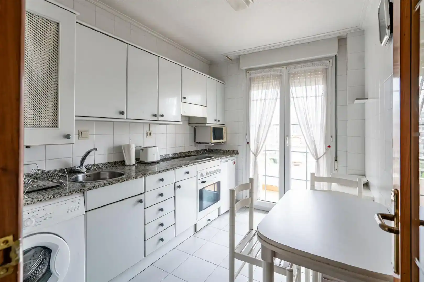Küche von Wohnung zur Miete in Santander mit Balkon