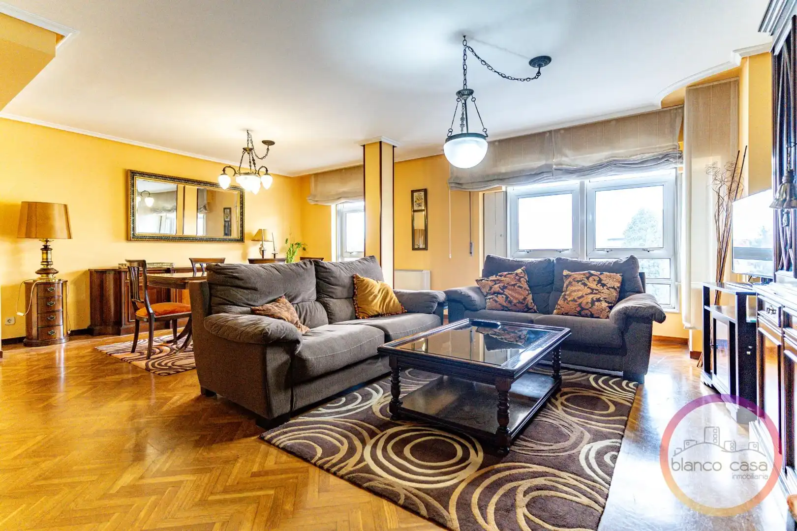 Living room of Flat for sale in Carballo  with Heating and Alarm