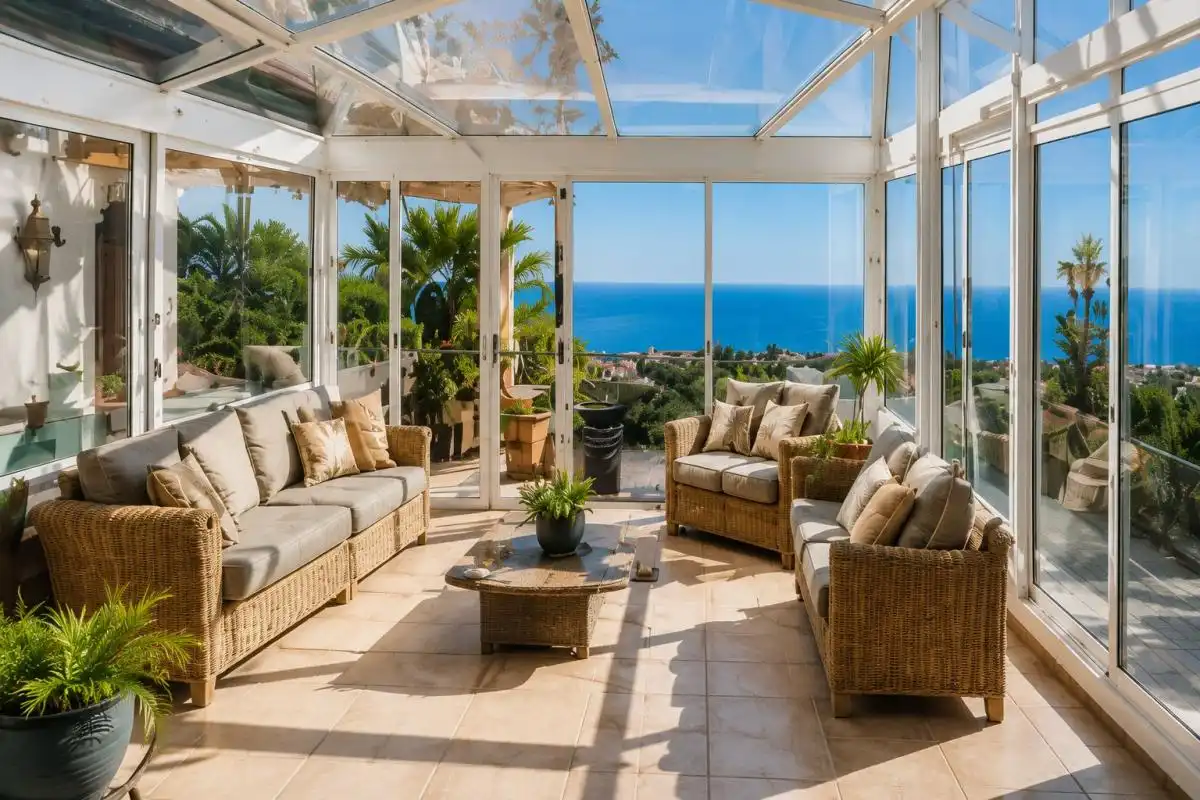 Terrassa de Casa o xalet en venda en Benalmádena amb Calefacció, Jardí privat i Terrassa