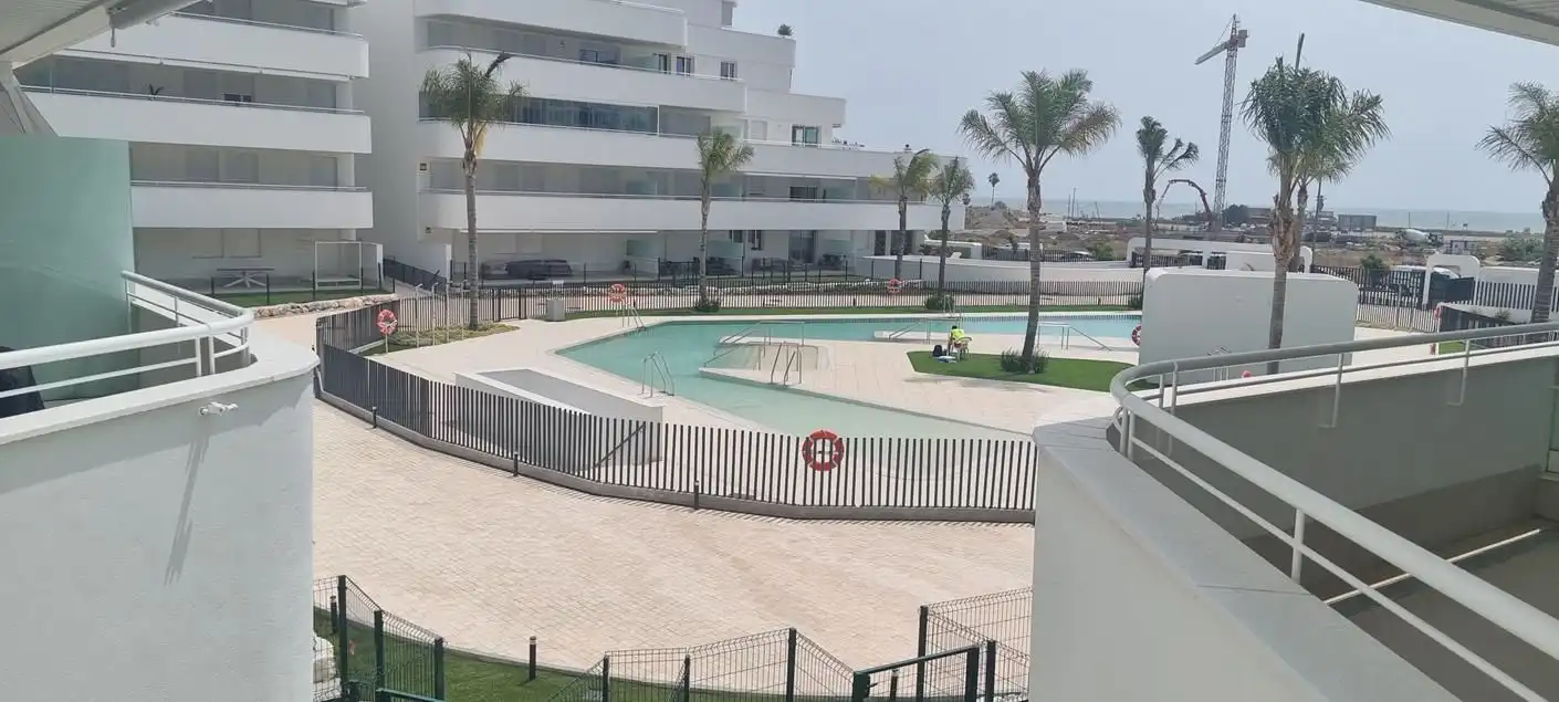 Piscina de Apartament de lloguer en Vélez-Málaga amb Aire condicionat, Calefacció i Terrassa