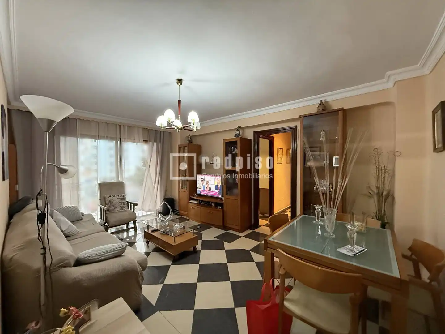 Sala de estar de Piso en venta en Málaga con Aire acondicionado y Terraza
