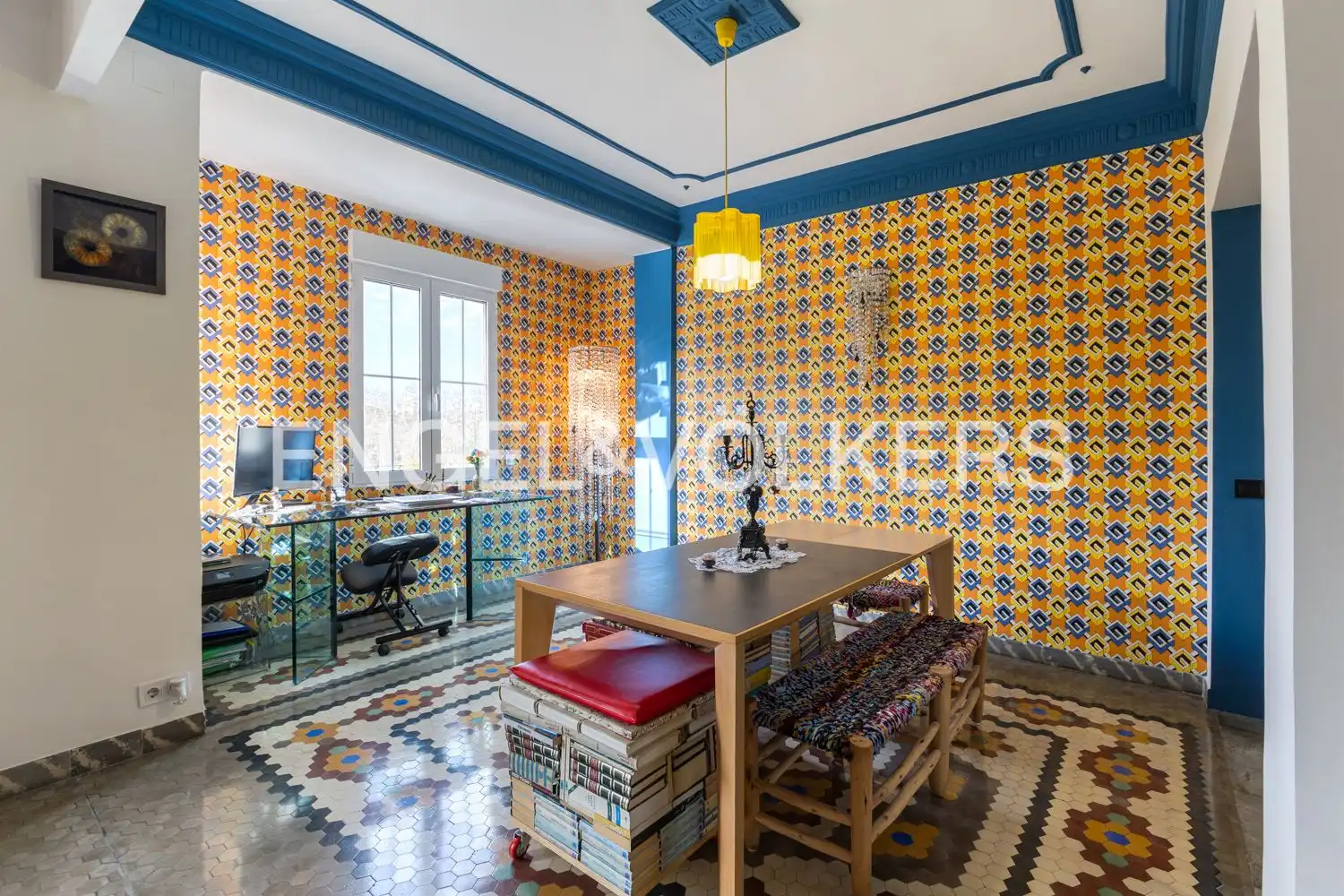Comedor de Piso de alquiler en Valencia con Aire acondicionado, Calefacción y Amueblado