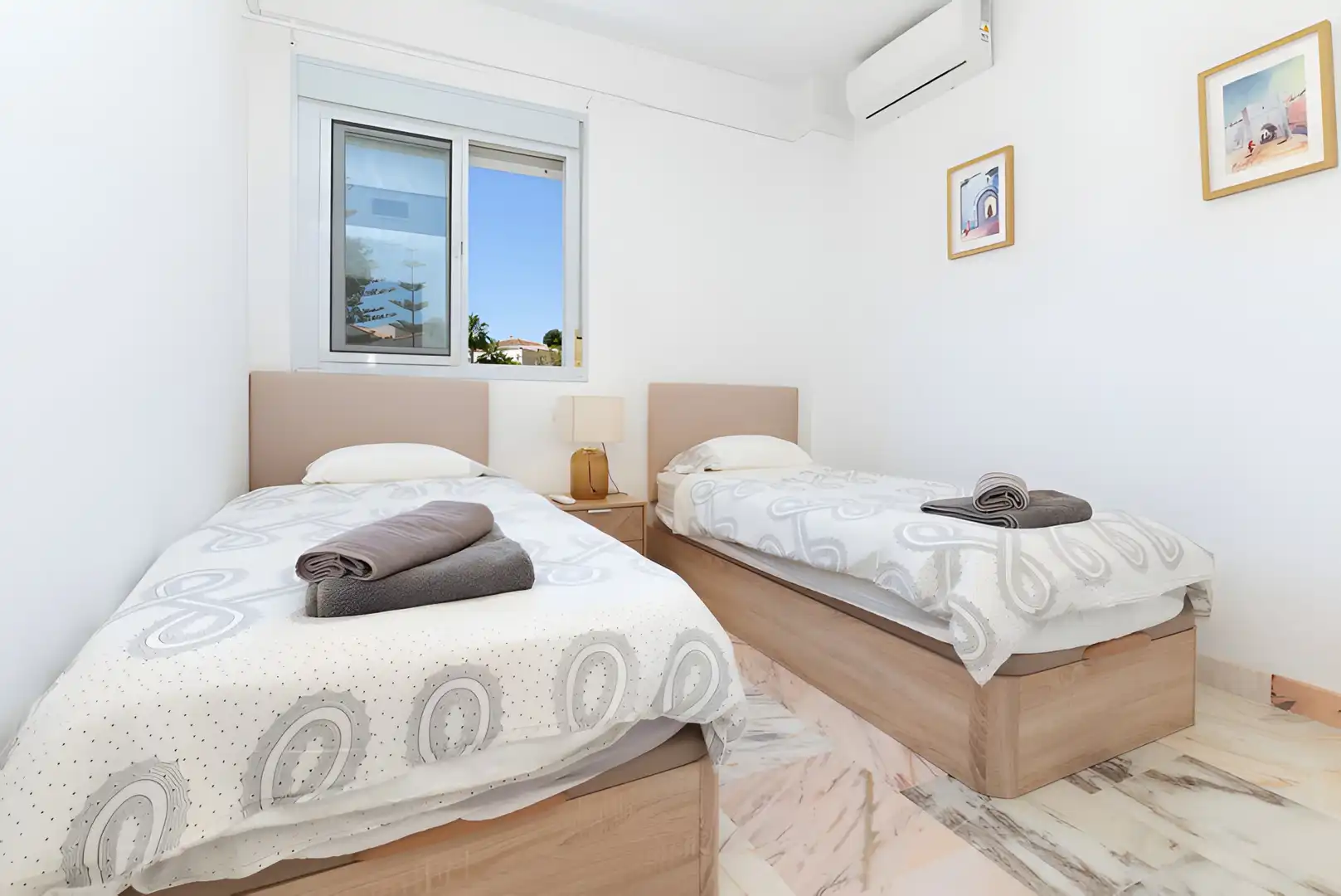 Dormitori de Apartament en venda en Mijas amb Aire condicionat, Calefacció i Terrassa