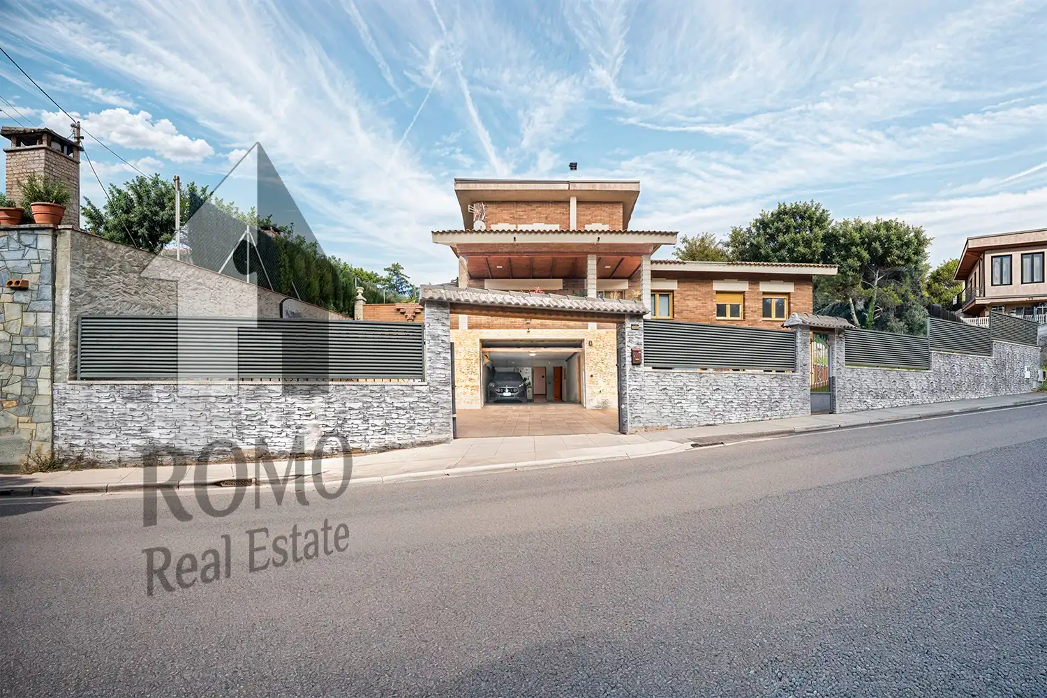 Vista exterior de Casa o xalet en venda en Bigues i Riells del Fai amb Aire condicionat, Calefacció i Jardí privat
