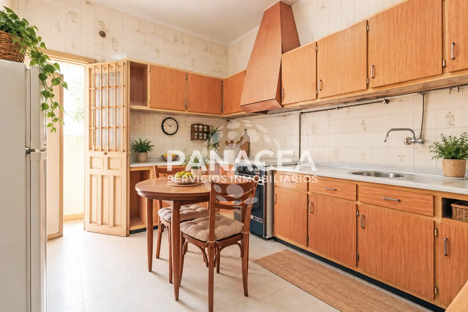 Cuina de Casa o xalet en venda en Roquetas de Mar amb Terrassa i Moblat