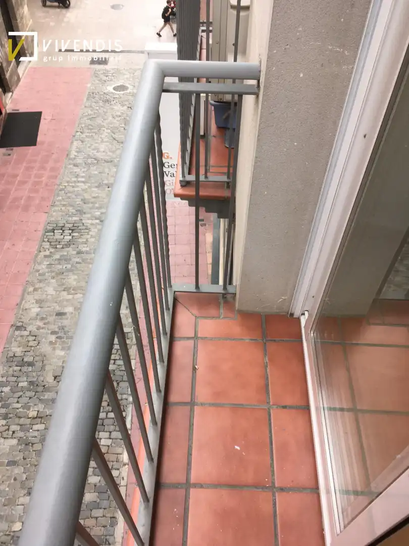 Terraza de Piso de alquiler en Lleida con Calefacción, Amueblado y Balcón