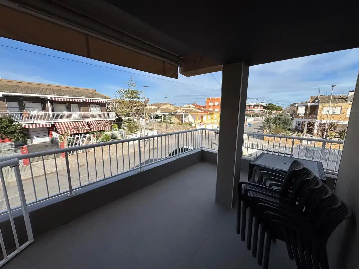 Terrasse von Wohnungen zum Verkauf in Los Alcázares mit Klimaanlage, Schwimmbad und Balkon