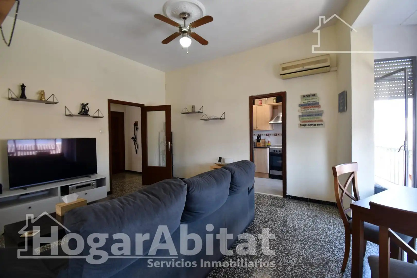 Living room of Flat for sale in Beniarjó  with Air Conditioner, Heating and Balcony
