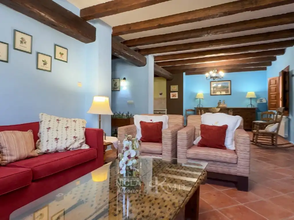 Living room of Houses for sale in Vélez-Blanco  with Air Conditioner, Terrace and Swimming Pool