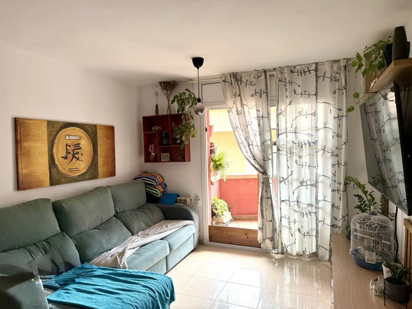 Wohnzimmer von Wohnung zum Verkauf in Malgrat de Mar mit Heizung und Terrasse