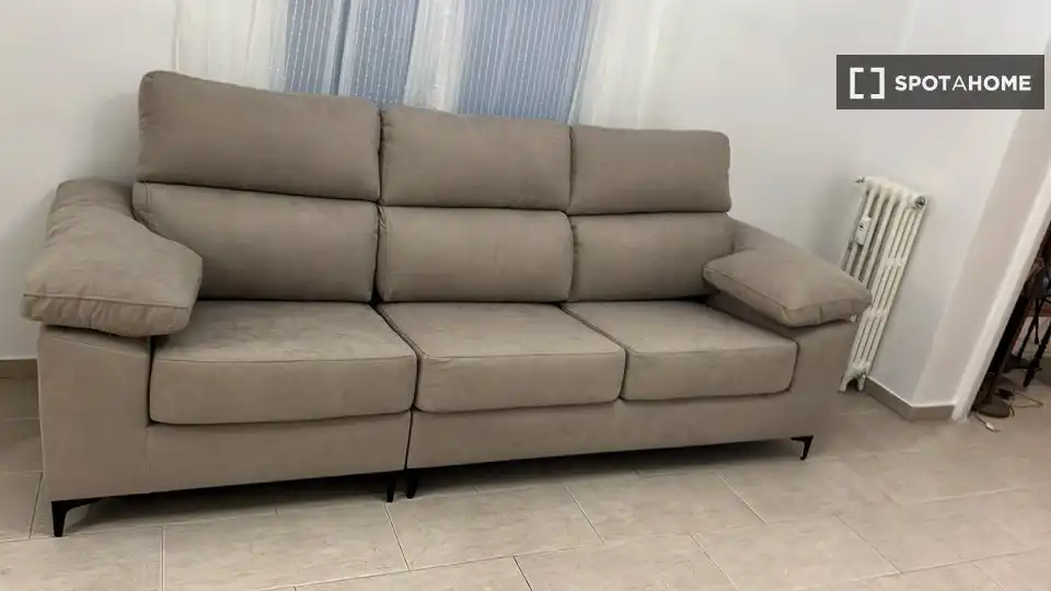 Sala d'estar de Apartament per a compartir en Madrid amb Aire condicionat, Calefacció i Terrassa