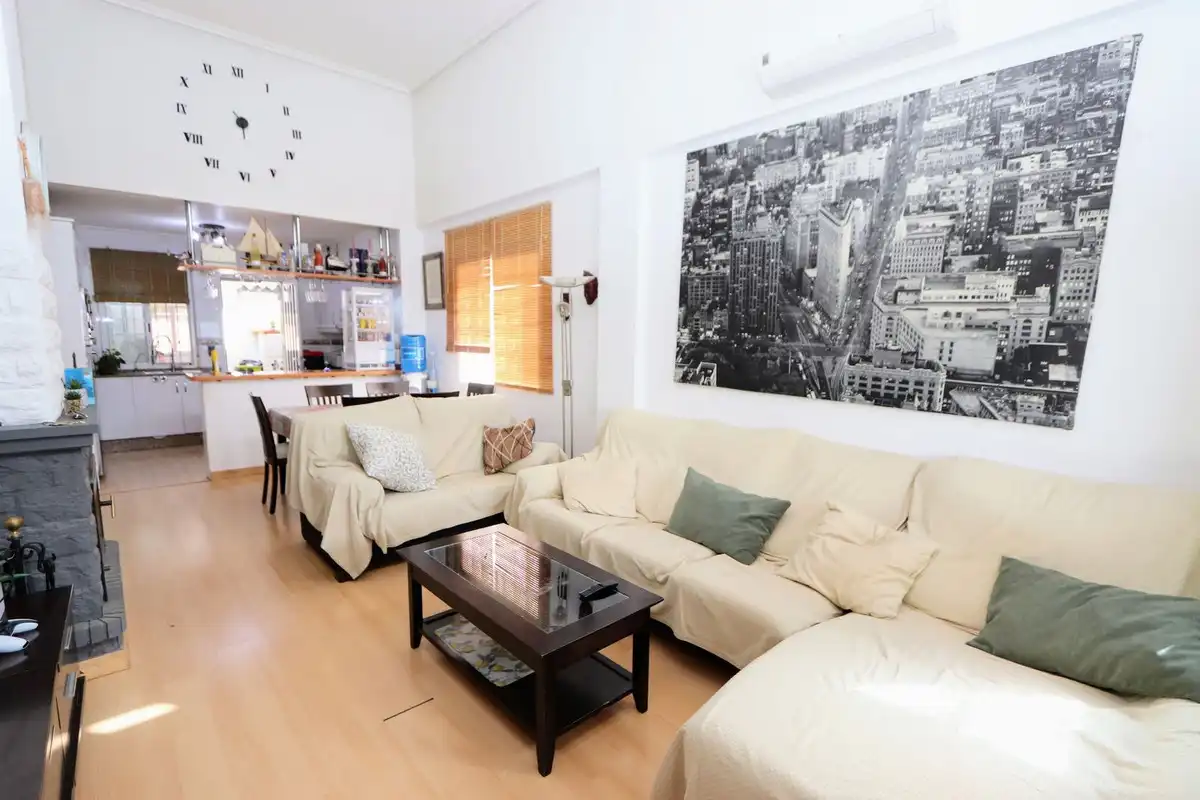 Sala d'estar de Casa o xalet en venda en Murcia amb Aire condicionat, Jardí privat i Terrassa