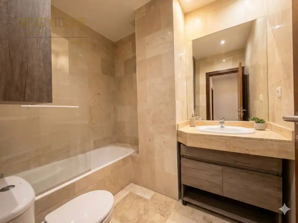 Bathroom of Flat for sale in Alcúdia  with Air Conditioner, Terrace and Furnished